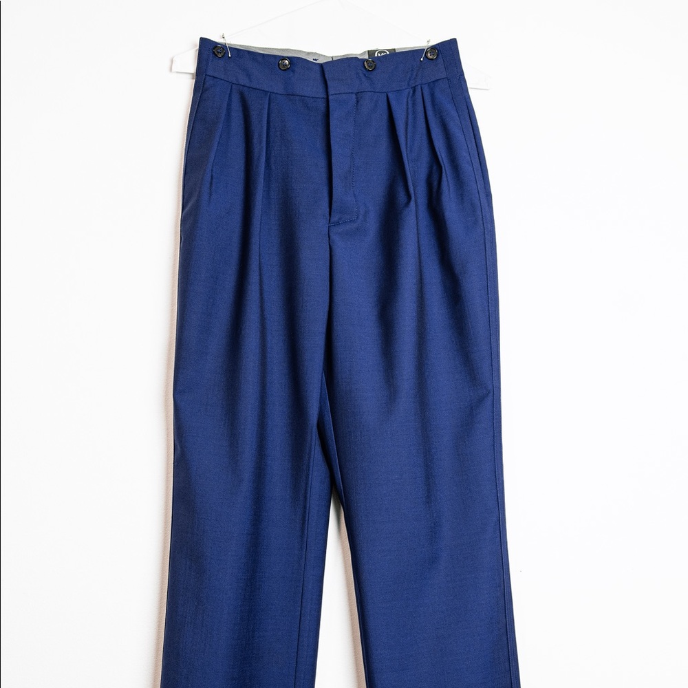 Alexander McQueen vintage navy pants